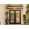 Buy cheap Anti Deformation Exterior Wood Doors With Glass , Simple Main Door Designs For Home from wholesalers