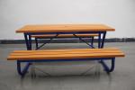 Outdoor Recycled Plastic Picnic Table With Benches Waterproof Anti Rust