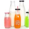 Buy cheap Glass Sauce 200ml 250ml Juice Milk Bottle With Screw Lid ODM from wholesalers