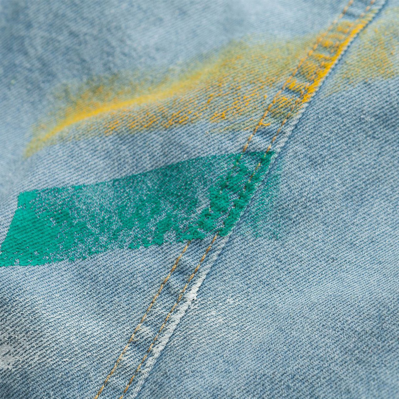 OEM Custom Logo Label Long Sleeve Jacket Denim Clothing Manufacturer Low MOQ