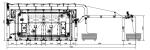 250m Batch Loop Steamer Equipment 30KW Stainless Steel 304