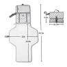 Buy cheap Travel Waterproof Changing Bag , Multi Purpose Baby Bag Inner Pocket Waterproof from wholesalers