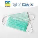 Green / Blue Color Non Woven Cotton 3 Ply Face Mask 5 Years Warranty