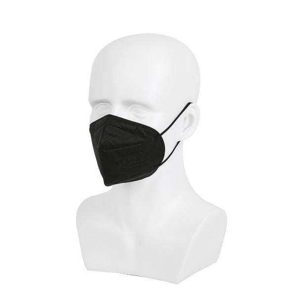 Buy cheap Non Woven 4ply Cotton Disposable Black Face Mask 17.5*9.5cm from wholesalers