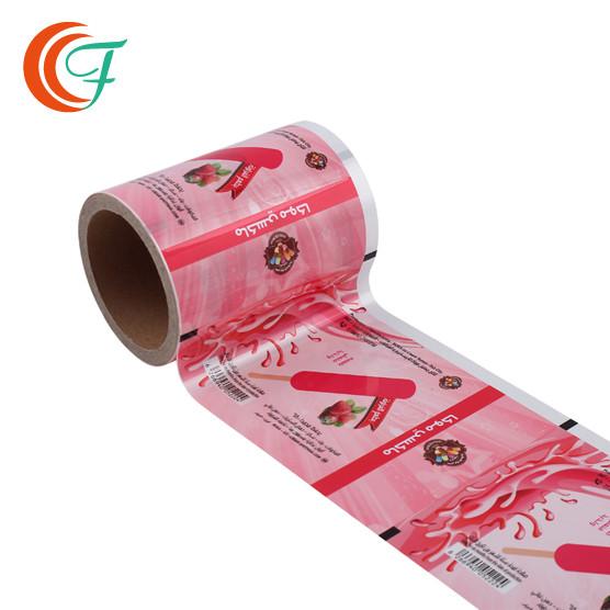 Custom Printed Frozen Food Packaging Film 0.05mm-0.06mm Plastic Roll Film Ice
