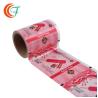 Buy cheap Custom Printed Frozen Food Packaging Film 0.05mm-0.06mm Plastic Roll Film Ice Cream Bar from wholesalers