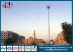 Galvanized Telecommunication Towers Electricity Pylons Pole Long Life Period