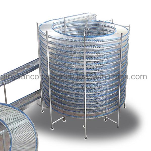 Buy cheap Bread Cake Pizza Hamburger Cooling Spiral Tower Conveyor from wholesalers