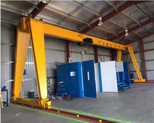 Buy cheap 5ton Single Beam Warehouse Gantry Crane With Wirerope Electric Hoist from wholesalers