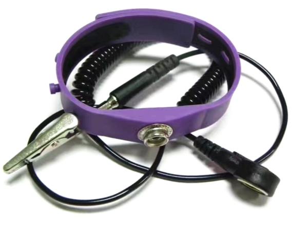 Buy cheap Silicon Anti Static Wristband Coil Cord Dia. 2.5mm Length 2.4m Purple Pink Blue Yellow from wholesalers