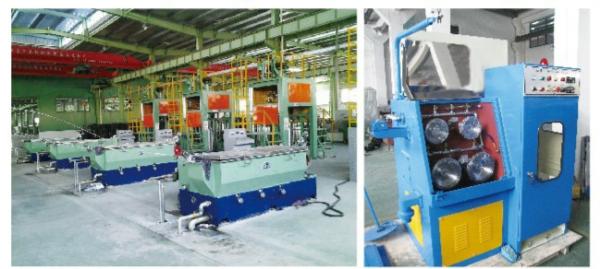 Buy cheap Industrial Copper Wire Drawing Machinery Electric Touch Screen Control from wholesalers