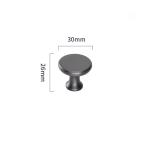 Modern Furniture Hardware Brass Cabinet Pull Handles Drawer Door Handle 30*26mm