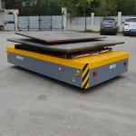 DC Motor Battery Transfer Trolley 5 Tons Heavy Load Stepless Speed Adjusting
