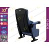 Buy cheap Heavy Iron Frame Cinema Hall Theatre Seating Chairs With Cup Holder from wholesalers