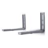 Buy cheap Anodizing Galvanized Microwave Oven Brackets Stainless Steel Flat Corner Brace from wholesalers