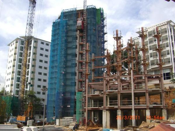 Buy cheap ISO Quality Building Steel Frame For Residential Buildings With Paint Treatment from wholesalers