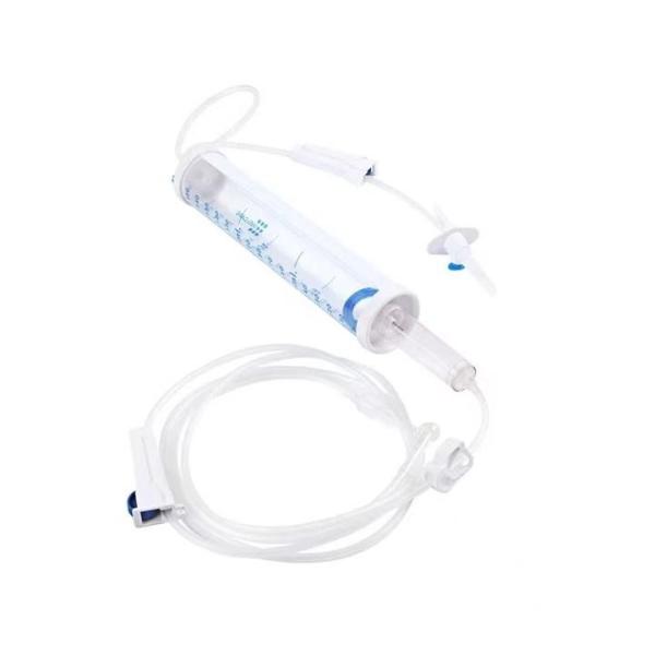 Quality 60 Drops /Ml Hospital Disposable IV Fluid Giving Set With 150ml Burette Chamber for sale