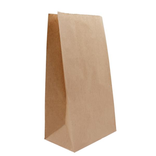 Buy cheap Oil Resistance Custom Printed Kraft Bags , Custom Brown Paper Bags Thickness 30 - 160gsm from wholesalers