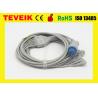 Buy cheap Medical Datex Cardiocap Round 10pin 5 leadwires ECG Cable For Patient Monitor from wholesalers