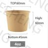 Buy cheap Food Grade 4 Oz Small Paper Sauce Bowls Disposable Leakproof from wholesalers