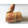 Buy cheap Water Active Fragile Printed 44.7N/25mm Kraft Gummed Paper Tape from wholesalers