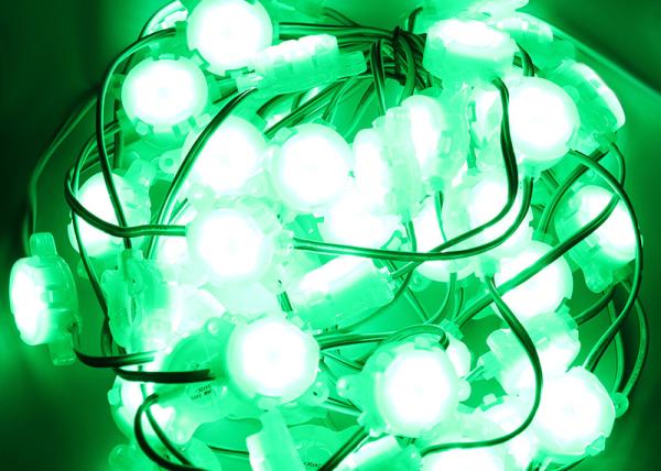 Buy cheap 30mm Outdoor Green DC24V 0.6W IP67 Pixel Led Light XH6897 Controlling from wholesalers