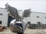 Buy cheap Customized Stainless Steel Garden Sculptures , Abstract Metal Art Sculptures from wholesalers
