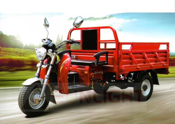 Buy cheap 4 Stroke Three Wheel Dump Truck , Petrol Motorized Cargo Trike Long Working Life from wholesalers