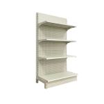 American White Steel Grocery Store Display Rack Supermarket Shelf Rack