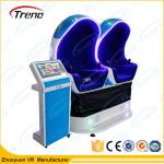 Multi players Amusement Ride 9D Virtual Reality Simulator Triple Cinema Chair