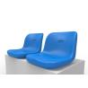 Buy cheap Sturdy Plastic Sports Stadium Seats Polymer Material Middle Backrest For Bleachers from wholesalers