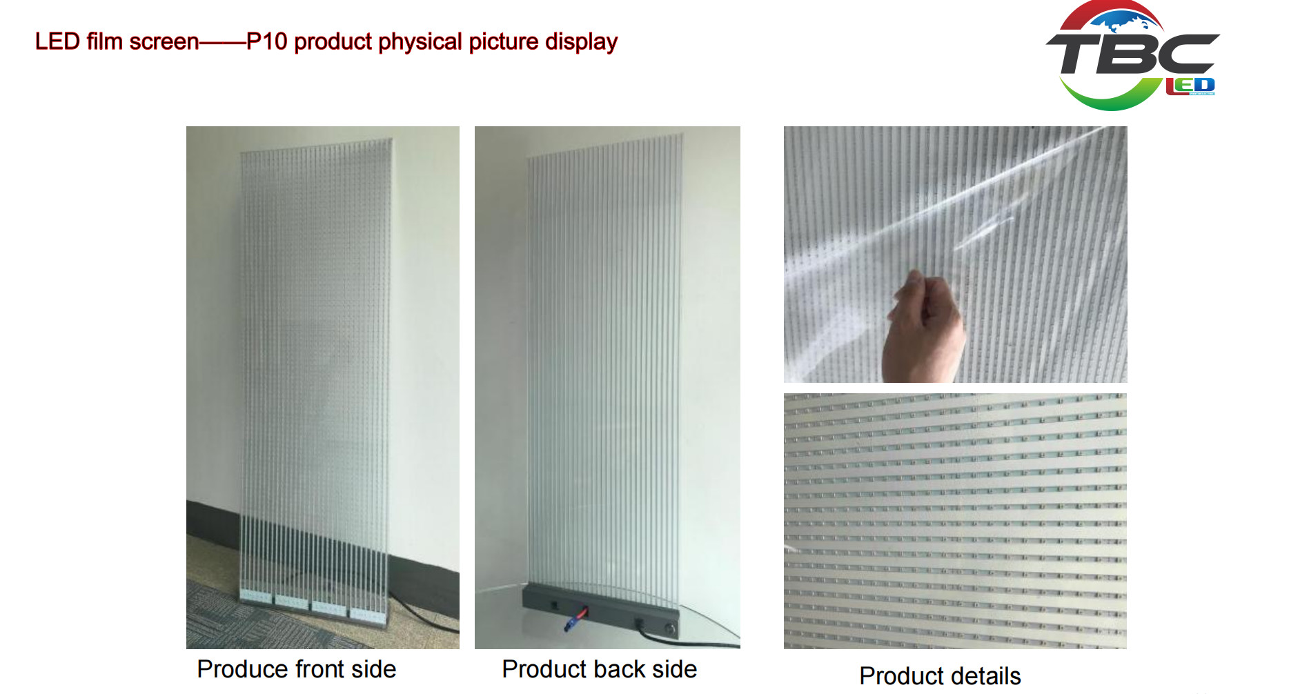 P20 SMD 2121 Transparent Led Display Screen IP65 Protection