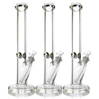 Buy cheap 9mm Thick Glass Water Bongs , Glass Smoking Water Pipes All Clear product