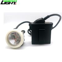 Buy cheap IP67 Rechargeable Miners Headlamp For Hard Hat 10000Lux 3.7V 450mA product