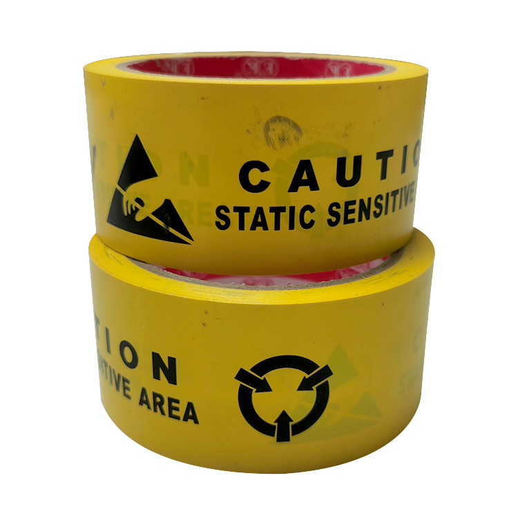 SGS 50mmx22m ESD Protected Area Self Adhesive Warning Tape