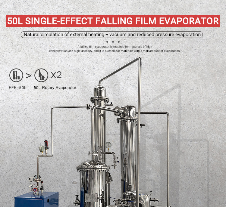 Evaporation Concentrator Double Cema Triple Effect Falling Film Evaporator
