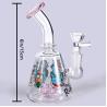Buy cheap Stock Supply 6'' Glass Bong Smoking Water Pipe 18mm Pink Adequate from wholesalers