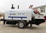Mini Stationary Beton Cement Pumping Machine Diesel Engine Trailer Mounted Type