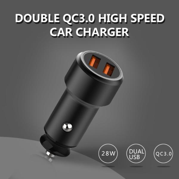 FQC18-1 Dual QC3.0 USB CAR CHARGER Universal Compatible USB CAR CHARGER for all