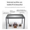 Buy cheap Aluminum Alloy Pavilion Four Corner Outdoor Yard Shade Flip Louver Pavilion Leisure Canopy from wholesalers