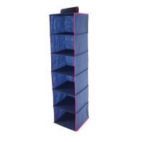 Buy cheap Blue Shelf Hanging Organizer , Closet Organizer For Hanging Clothes product
