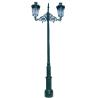 Buy cheap Twin Head Sand Cast Iron Lamp Post Decorative Street Lamp Post Pole from wholesalers