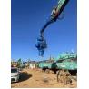 Buy cheap Steel Pipe Sheet Pile Driving With Excavator Mounted Vibro Hammer from wholesalers