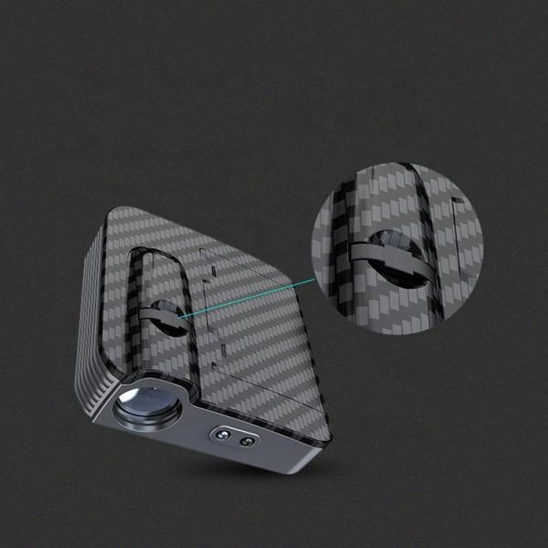 Buy cheap Wireless 2pcs 4.5v Door Projector Lights Carbon Fiber from wholesalers