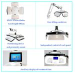 LLLT Diode Laser Hair Therapy Machine 650nm Helmet Anti Loss Treatment
