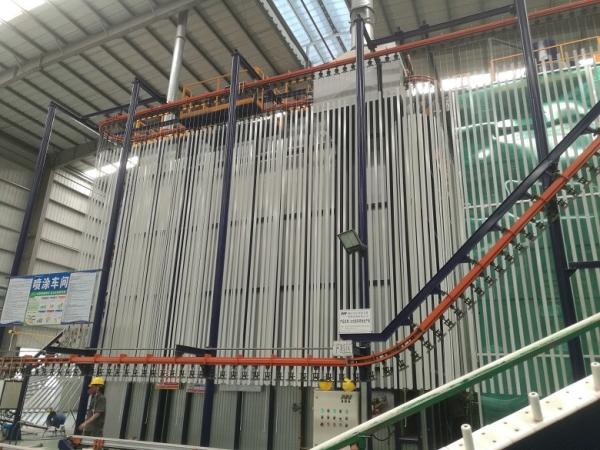 Buy cheap Shot Blasting Metal Powder Coating Line Spraying And Dip Pretreatment Plant from wholesalers
