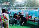 Transparent PVC Cover Geodesic Dome Tents For Wedding / Party 100 - 10000 People