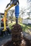 Construction Works Earth Drill Hydraulic Earth Auger For 5-45 Tons Excavator