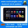 Buy cheap Ouchuangbo android 4.4 10.1 inch Universal car DVD gps with 1024*600 4 core AUX 3G WIFI from wholesalers