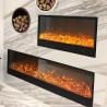 Buy cheap Fake Wood Built-In Electric Fireplace Linear Insert Heater Three Dimmer 150CM from wholesalers